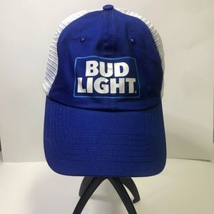 NWOT Bud Light Adjustable Snapback Trucker Cap